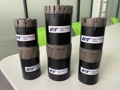 Aşırı büyüklükte Reamer Diamond Backend Frontend Reamer Bq Hq Nq Pq Delik Açıcı Reaming Shell